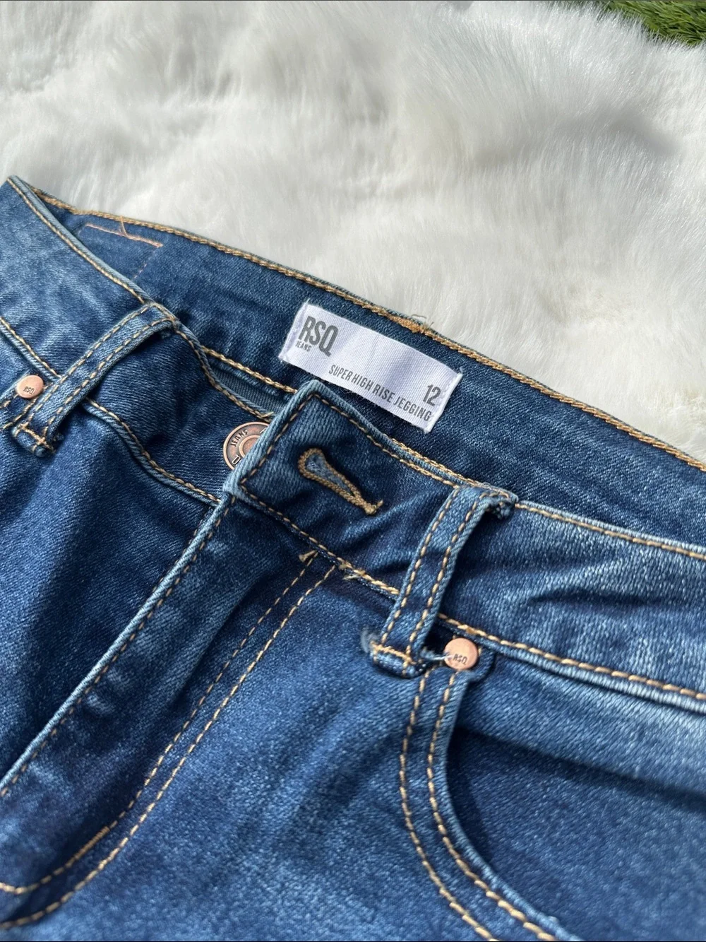 Girls jeans size 12. Two are NWT. YMI RSQ 7 for all Mankind